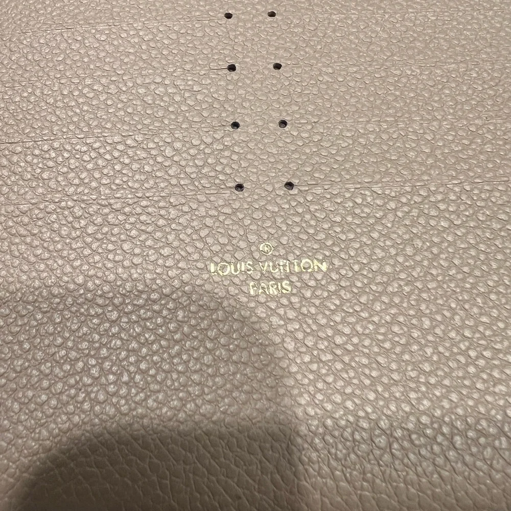 Louis Vuitton Taupe Leather Card Holder